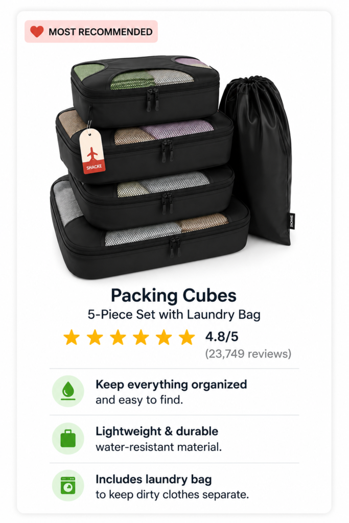 Packing cubs
